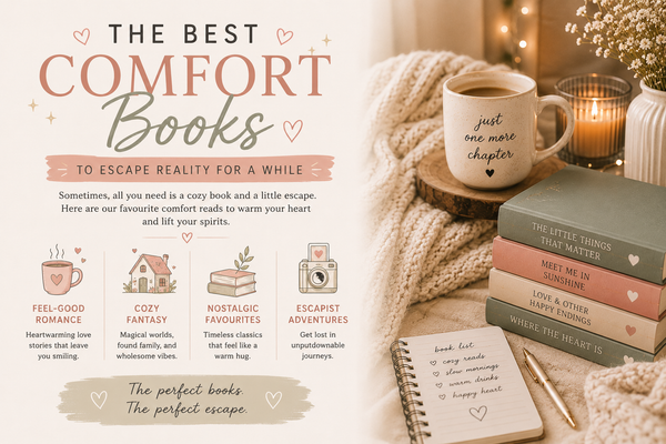 The Best Comfort Books To Escape Reality For A While ☁️📚✨
