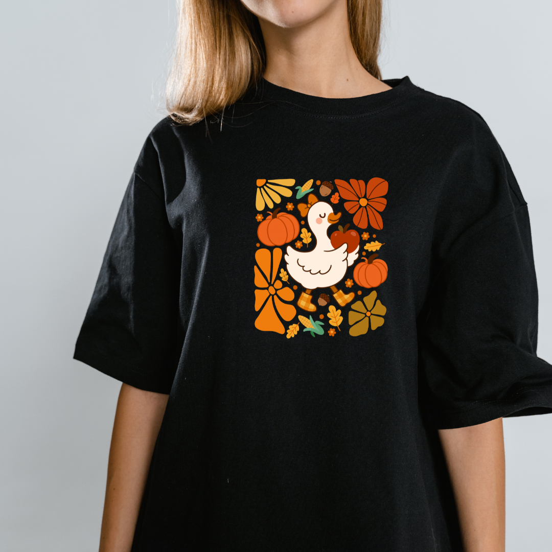 Fall Goose PNG β Cute Autumn Clipart for Stickers, Crafts & Sublimation