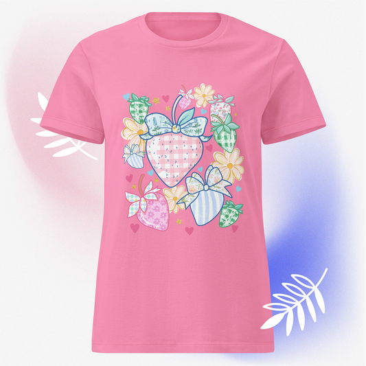 Strawberry Cute Colourful T-shirt