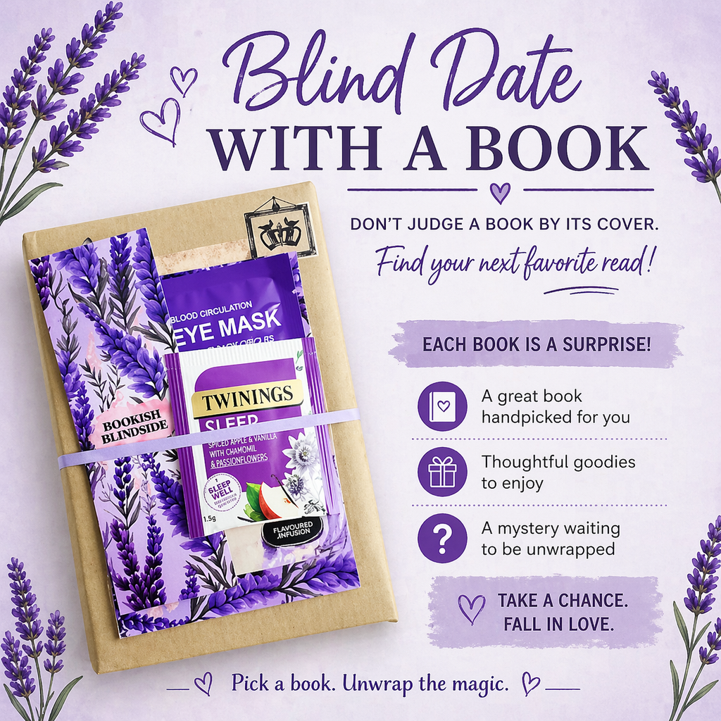 Struggling with a reading slump? Don’t know what to read next?
Our Blind Date with a Book is the perfect way to rediscover your love for reading — with a personalised surprise chosen just for you.
Each book is carefully selected based on your preferences, making it more than just a mystery — it’s your next favourite read waiting to be unwrapped.
Whether you're looking for book recommendations, a unique gift for a book lover, or a way to get out of a reading slump, this is the perfect cosy experience.