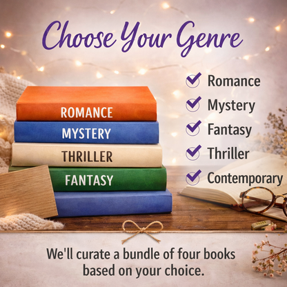 Book Bundle – 4 Books Selected by Genre for Readers