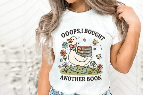 I Bought More Books (Again) Duck T-Shirt